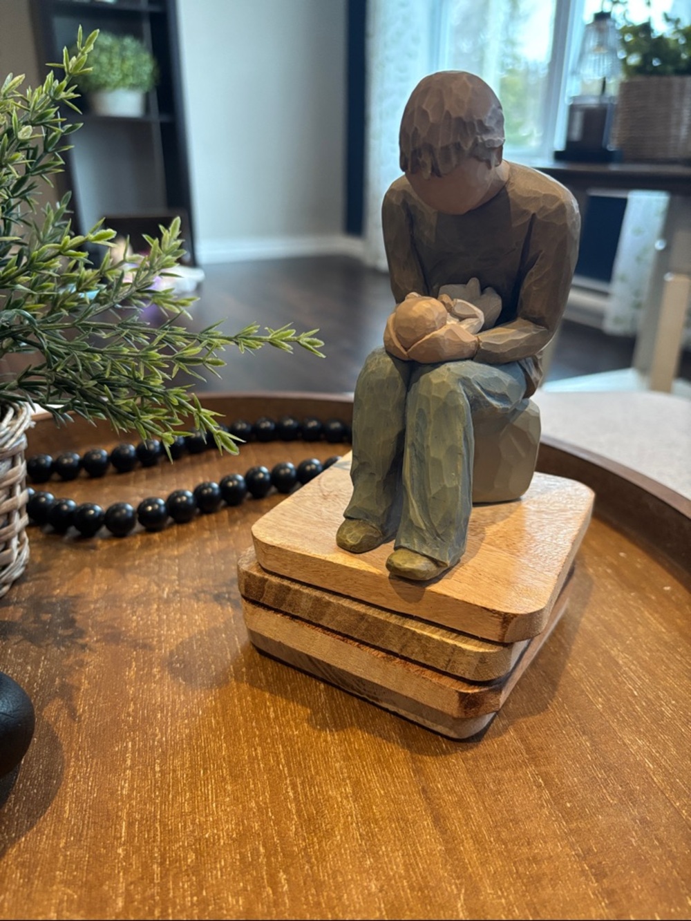 Willow Tree “New Dad” Father and Baby Figurine